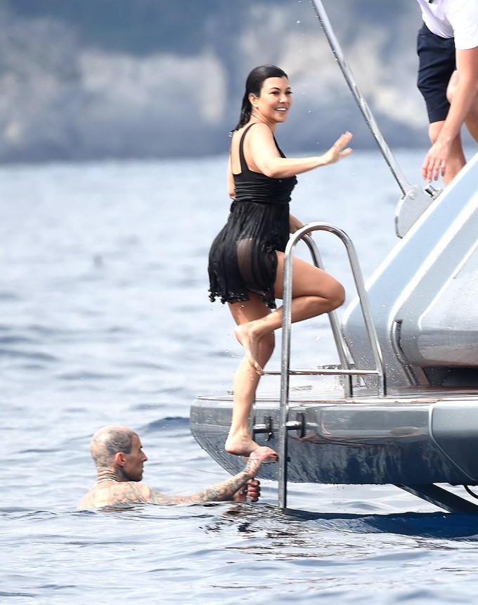 Kourtney Kardashian In Italy