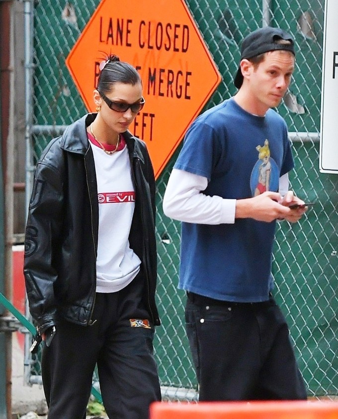 Bella Hadid & Marc Kalman in NYC