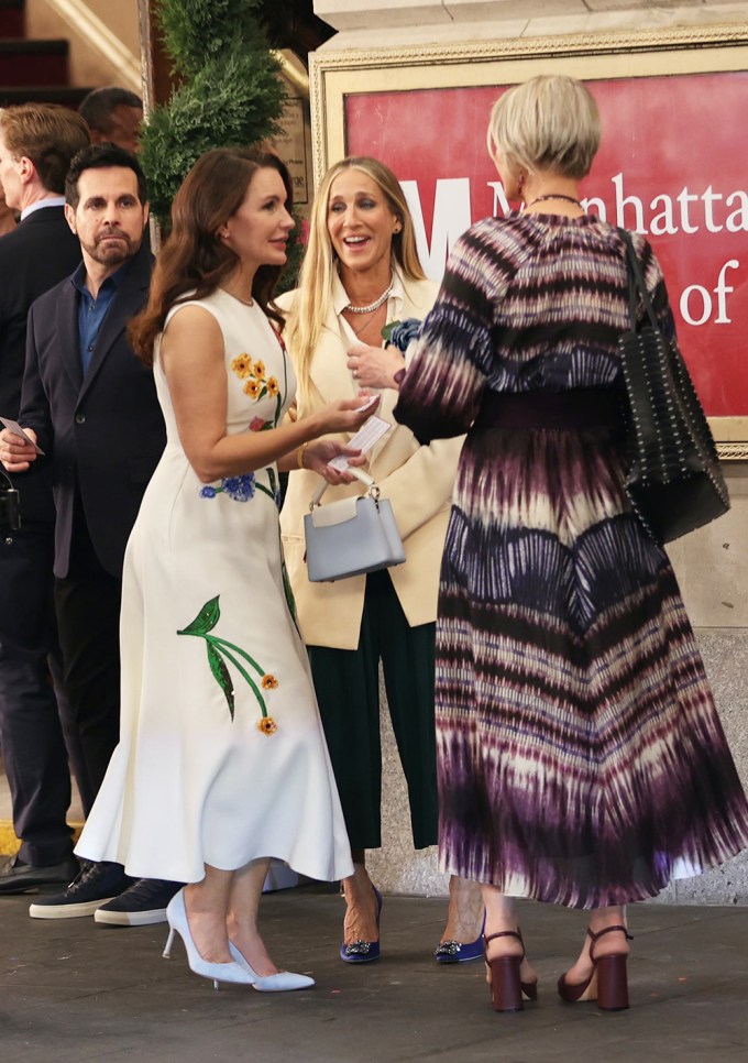 Mario Cantone, Kristin Davis, SJP & Cynthia Nixon