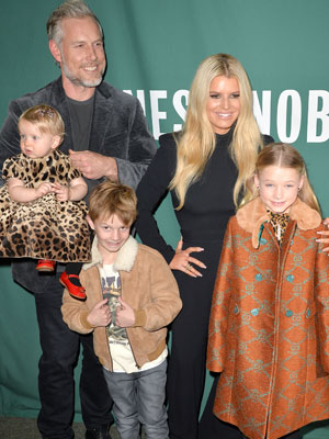 Birdie Johnson, Eric Johnson, Ace Johnson, Jessica Simpson, Maxwell Johnson