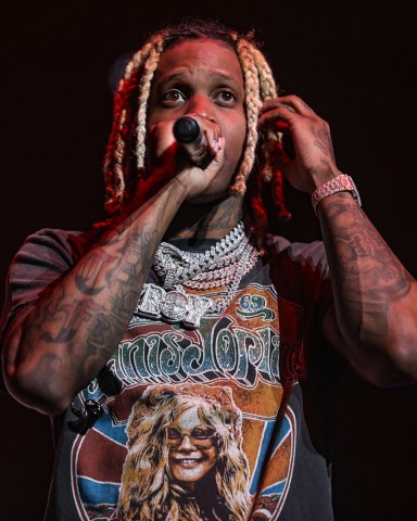 Lil Durk performsHouston Mayhem Memorial Day Concert, The Toyota Center, Texas, USA - 29 May 2021