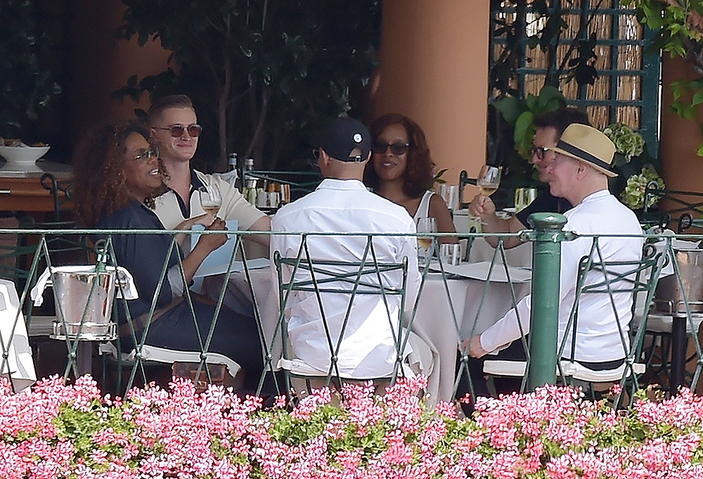 Oprah Winfrey and BFF Gayle King enjoy lunch in Portofino