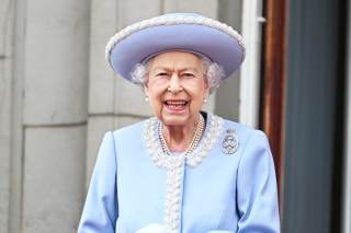 Queen Elizabeth II
Trooping The Colour - The Queen's Birthday Parade, London, UK - 02 Jun 2022
The Queen, attends celebration marking her official birthday, during which she inspects troops from the Household Division as they march in Whitehall, before watching a fly-past from the balcony at Buckingham Palace. This year's event also marks The Queen's Platinum Jubilee and kicks off an extended bank holiday to celebrate the milestone.