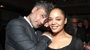 Taika Waititi and Tessa Thompson