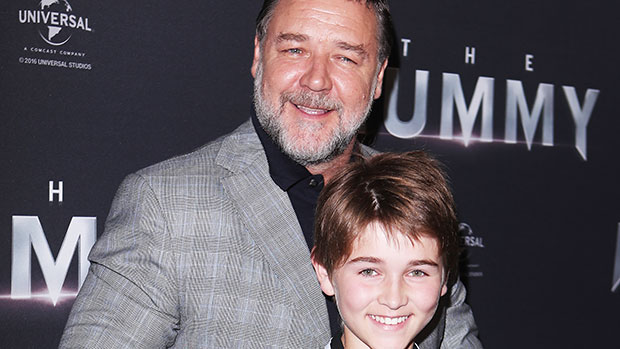 Russell Crowe with son Tennyson