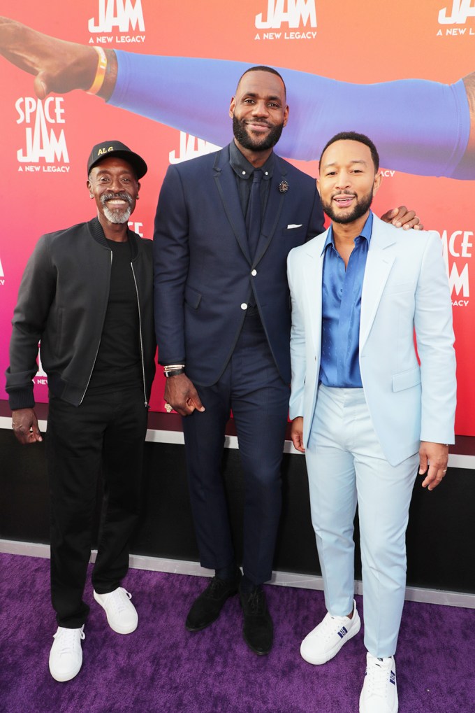 Don Cheadle, LeBron James & John Legend