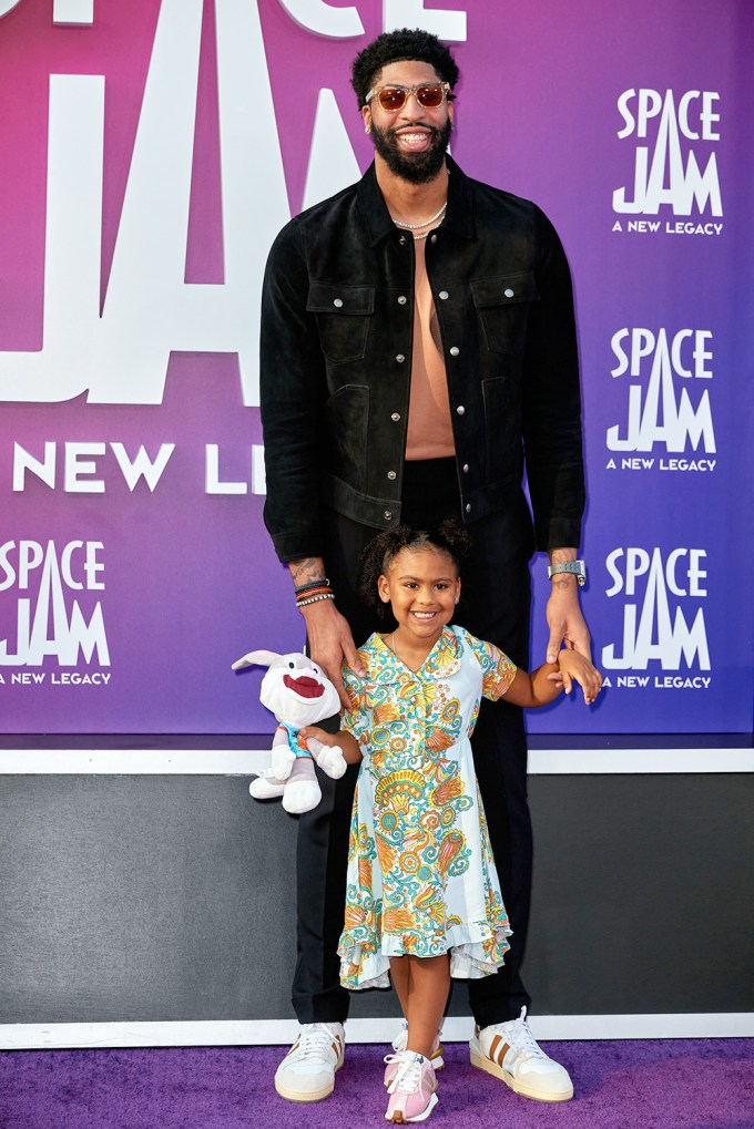 Anthony Davis & His Daughter