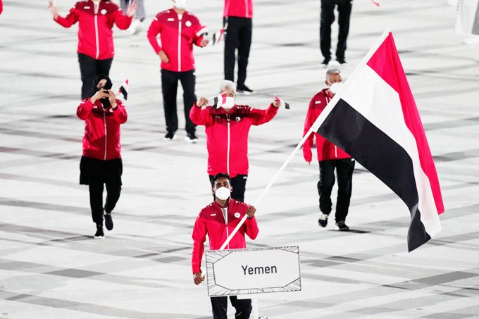 Team Yemen At The Opening Ceremony