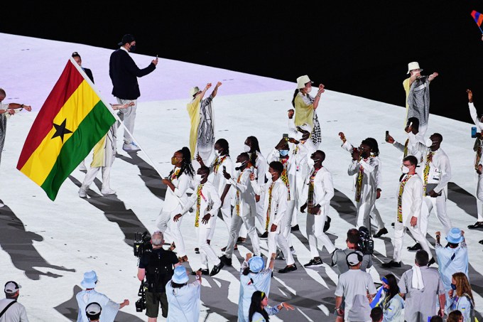 Team Ghana At The Opening Ceremony