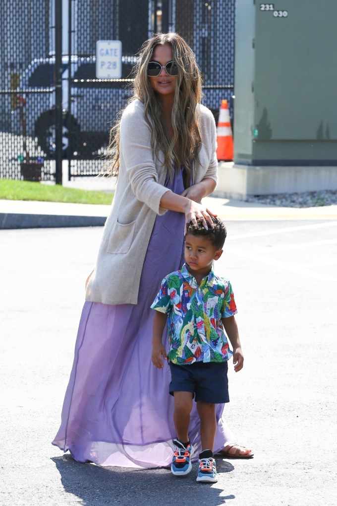 Chrissy Teigen & Her Son Miles