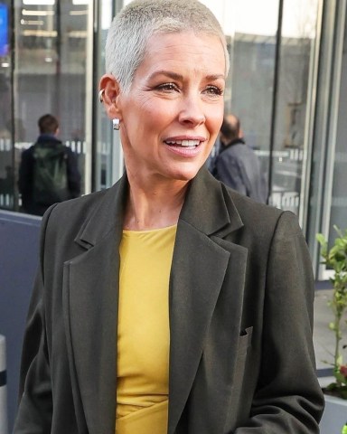 London, UNITED KINGDOM  - Actress Evangeline Lilly, who added extra height in platform shoes and was sporting striking cropped hair, was seen stepping out from Virgin Radio in London.

Pictured: Evangeline Lilly

BACKGRID USA 15 FEBRUARY 2023 

BYLINE MUST READ: Mattpapz / BACKGRID

USA: +1 310 798 9111 / usasales@backgrid.com

UK: +44 208 344 2007 / uksales@backgrid.com

*UK Clients - Pictures Containing Children
Please Pixelate Face Prior To Publication*