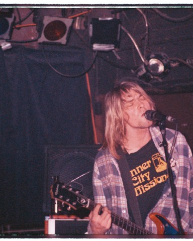 Kurt Cobain
Nirvana Performing Live On February 16, 1990 On Their Bleach Tour at Bogart's in Long Beach, Ca. - 16 Feb 1990