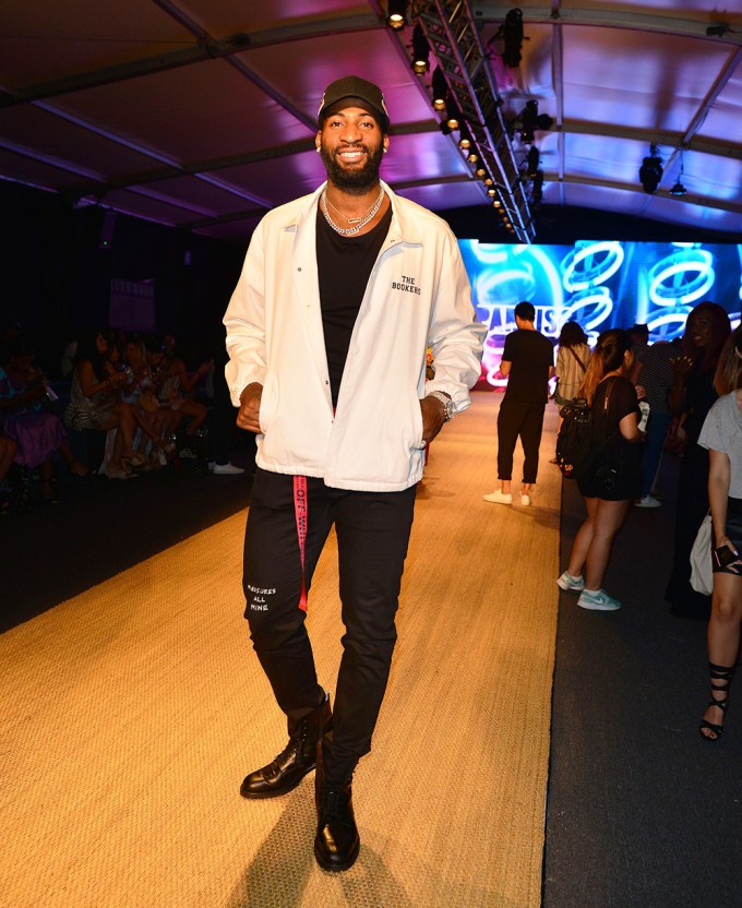 Andre Drummond at Miami Swim Week