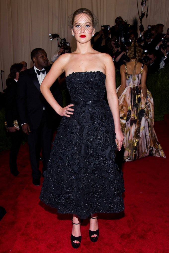 Jennifer Lawrence At The MET Gala — May 2013