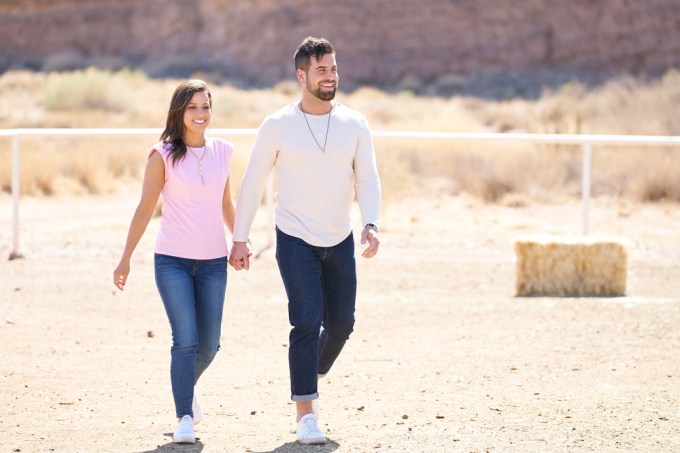 Katie Thurston & Blake Moynes Holding Hands