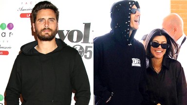 Scott Disick, Travis Barker, Kourtney Kardashian