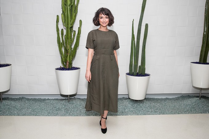 Milana Vayntrub At An Equinox Cycle Event