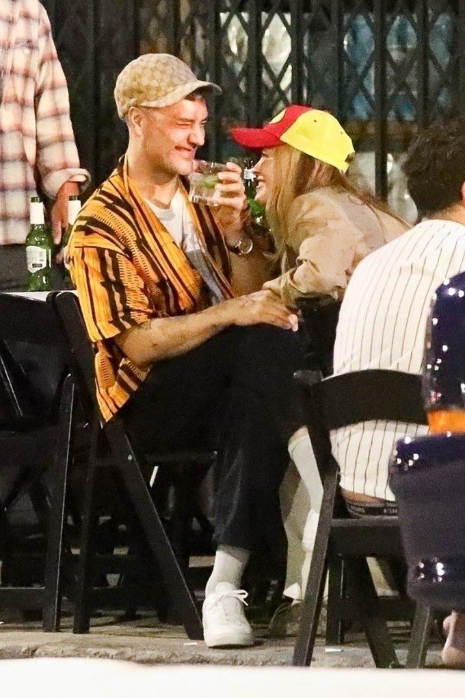 Rita Ora & Taika Waititi Having Drinks