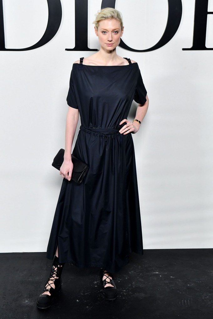 Elizabeth Debicki at the Dior show