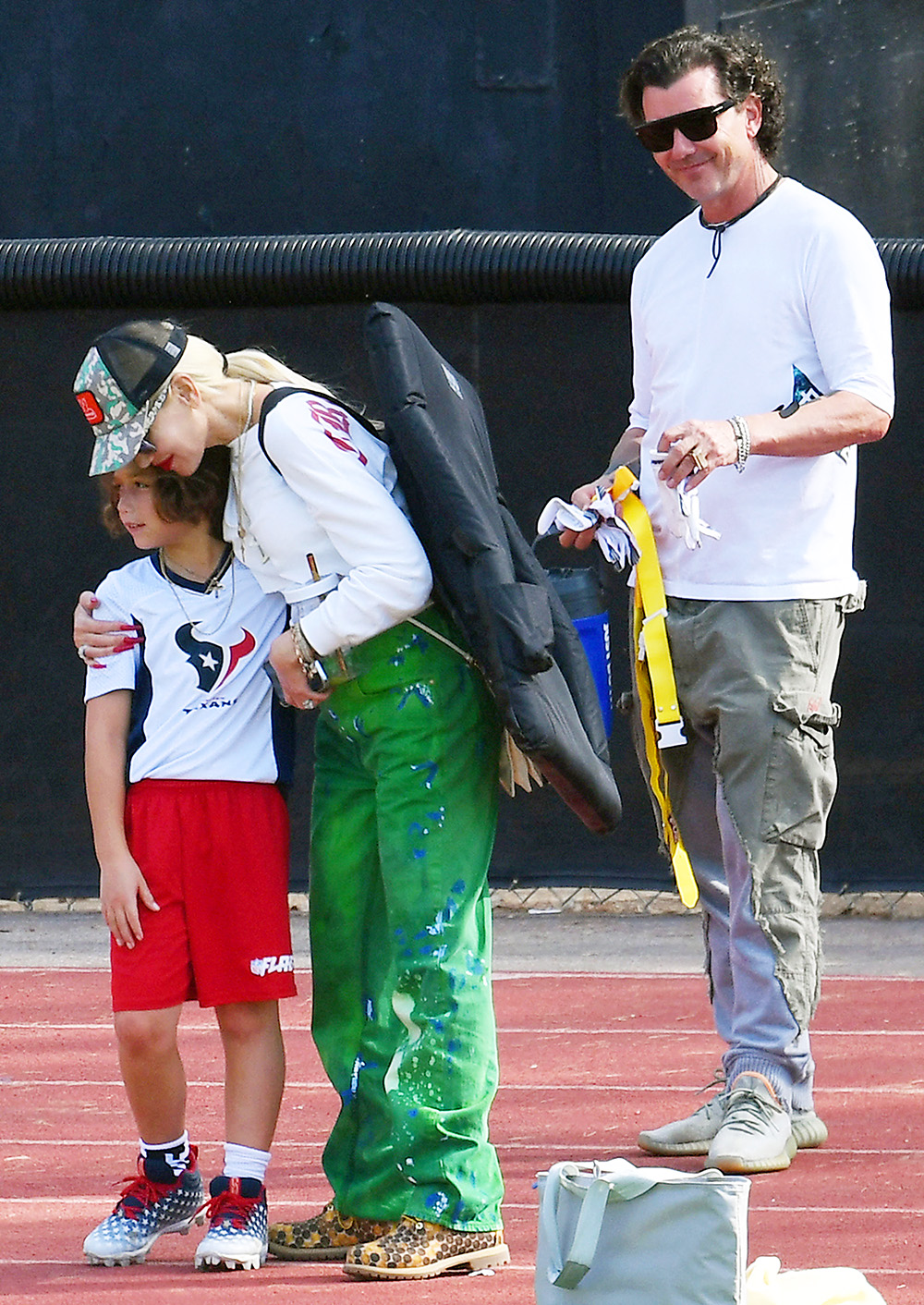 Gwen Stefani Gavin Rossdale Son Baseball Game MEGA