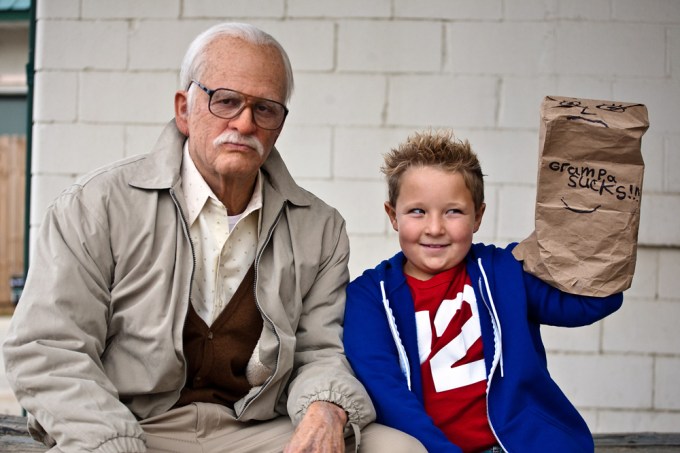 Johnny Knoxville as his character Bad Grandpa