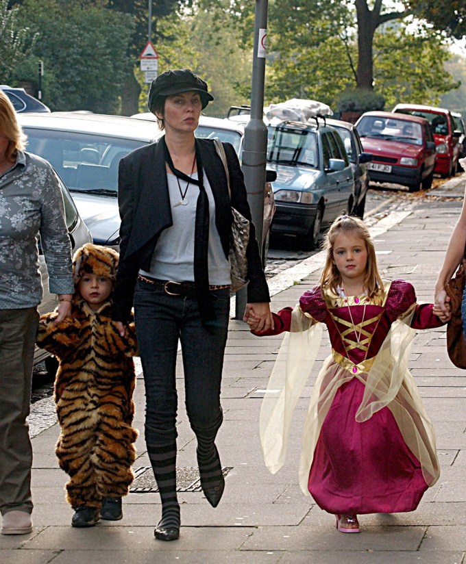 Sadie Frost Enjoys Halloween With Daughter Iris & Son Rudy