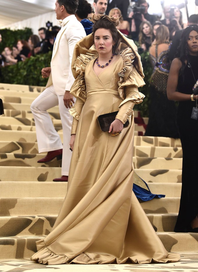 Lena Dunham At The 2018 Met Gala