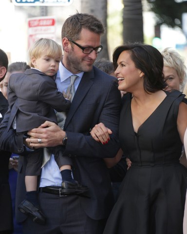 Mariska Hargitay with Peter Hermann and son Andrew Nicolas Hargitay Hermann
Mariska Hargitay honoured with a star on the Hollywood Walk Of Fame, Los Angeles, America - 08 Nov 2013