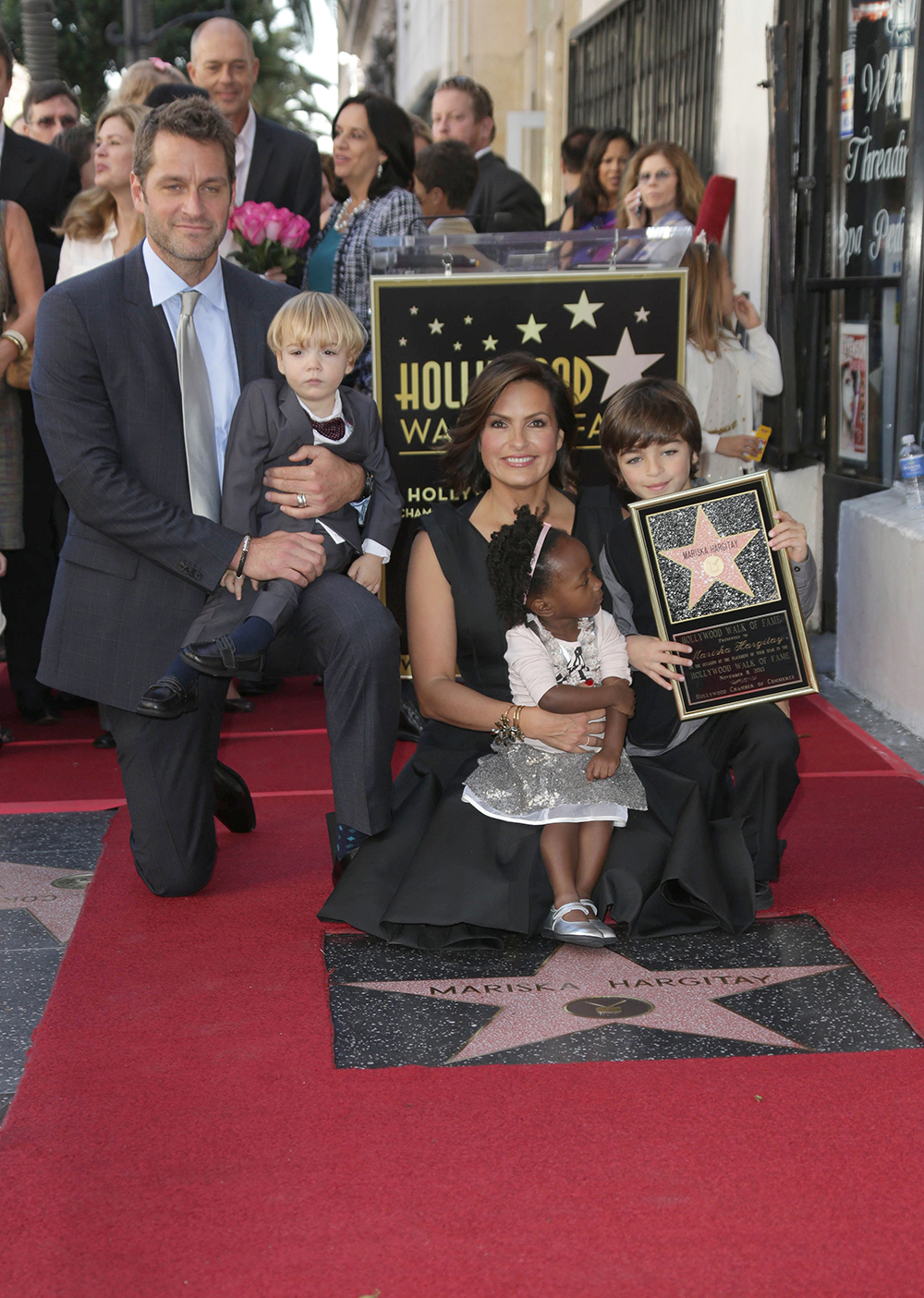 Mariska Hargitay honoured with a star on the Hollywood Walk Of Fame, Los Angeles, America - 08 Nov 2013