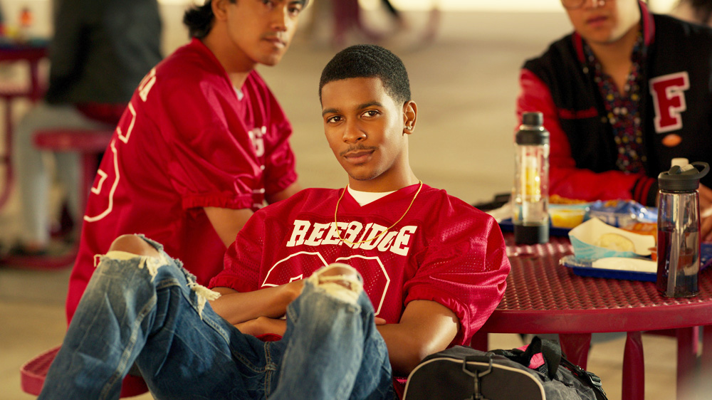 ON MY BLOCK (L to R) BRETT GRAY as JAMAL TURNER in episode 401 of ON MY BLOCK Cr. COURTESY OF NETFLIX © 2021