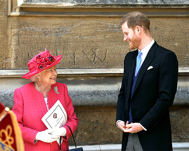 Prince Harry & Queen Elizabeth II