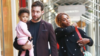 serena williams with husband alexis and daughter olympia