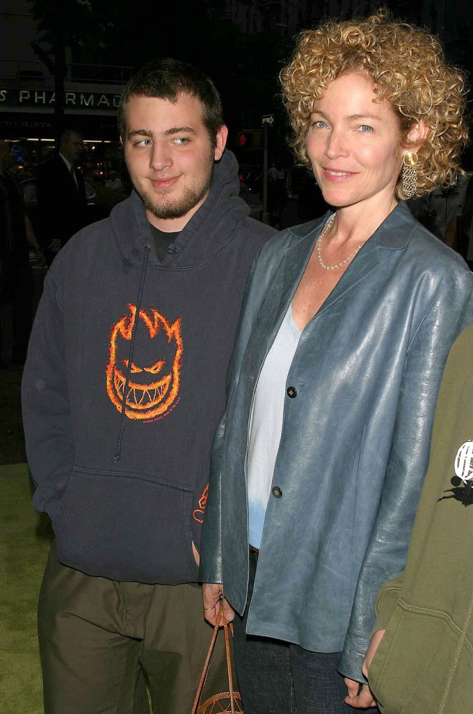 Amy Irving & Son Max Attend the ‘Shrek 2’ Premiere in 2014