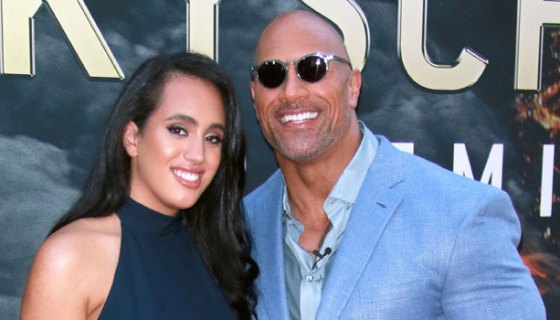 Dwayne Johnson & daughter Simone
