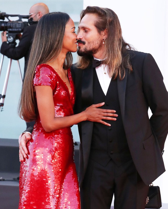 Zoe Saldana & Marco Perego