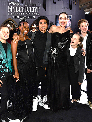angelina jolie and her six kids