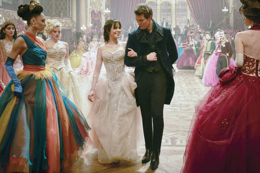 CINDERELLA, from left: Camila Cabello, Nicholas Galitzine, 2021.  ph: Kerry Brown /© Amazon Studios / Courtesy Everett Collection