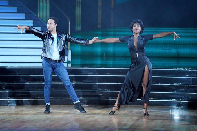 Brandon Armstrong & Kenya Moore On ‘Grease’ Night