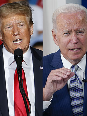 donald trump, joe biden