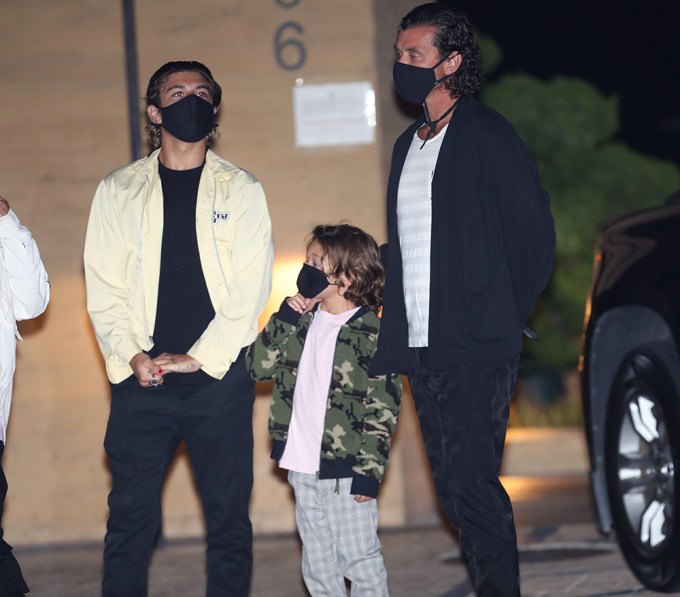 Gavin Rossdale out to Dinner With His Kids in 2020