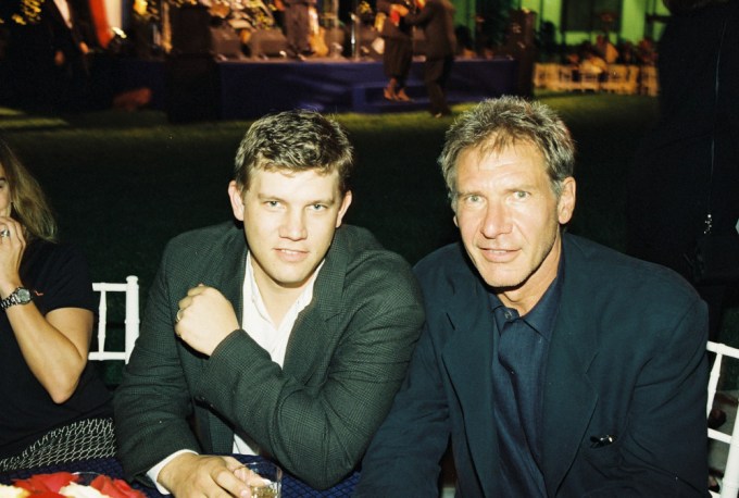 Harrison Ford & Son Ben A The Premiere of ‘Air Force One’ In 1997