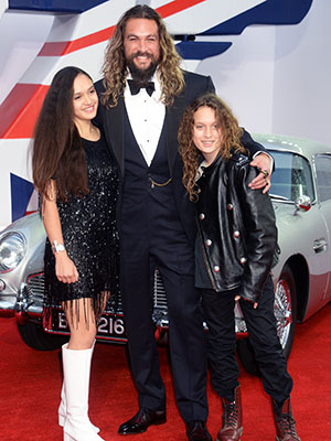 Jason Momoa and his kids