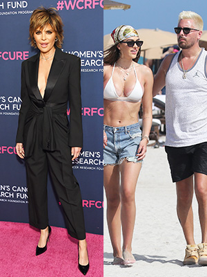 Lisa Rinna; Amelia Hamlin & Scott Disick