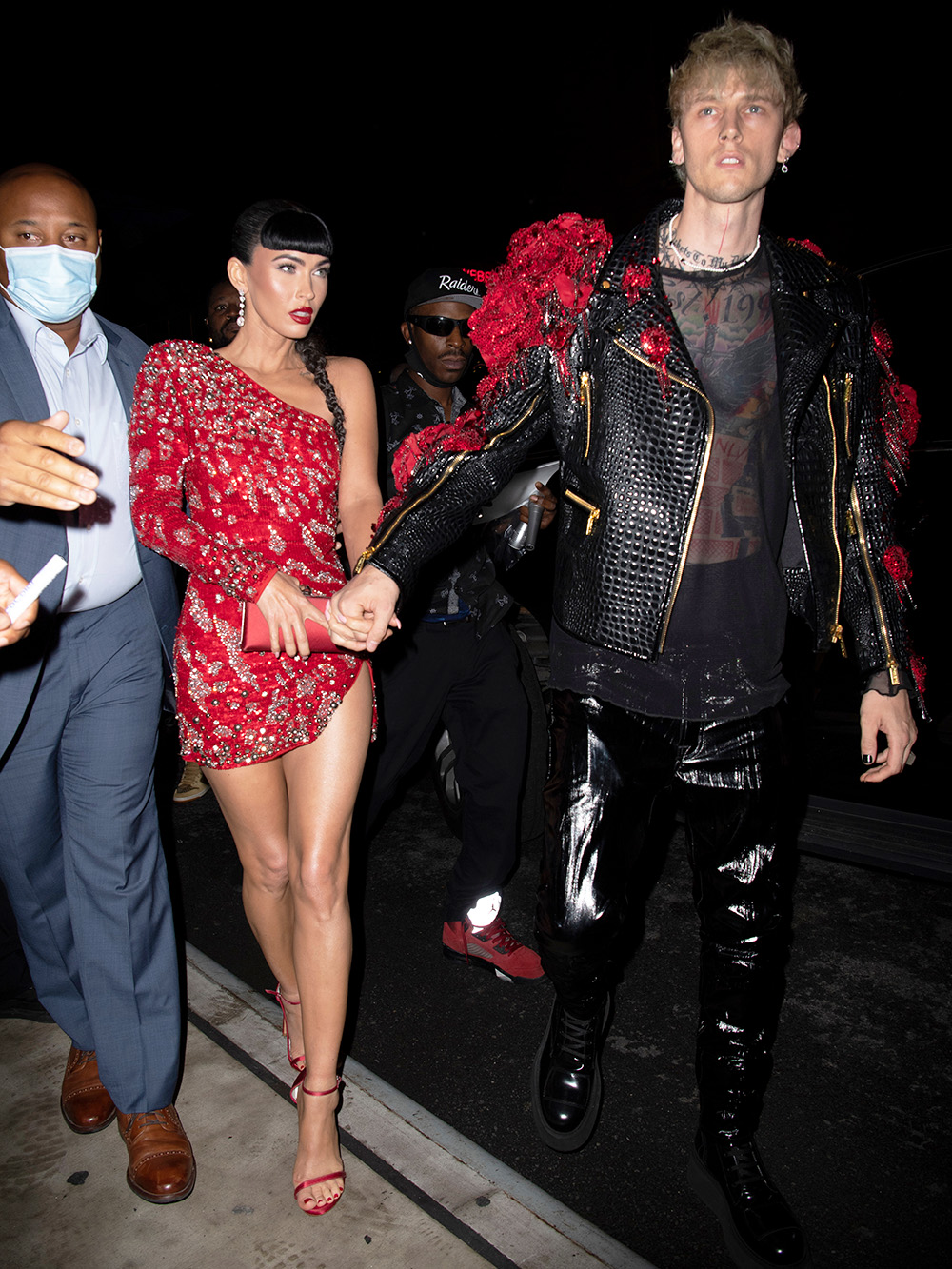 Megan Fox and Machine Gun Kelly head to a Met Gala after party, New York, USA - 13 Sep 2021