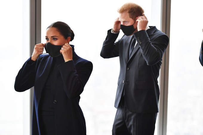 Prince Harry & Meghan Markle inside One World Observatory