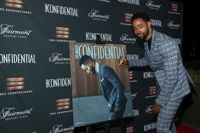 Los Angeles Confidential Celebrates Its October Issue With Jay Ellis