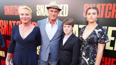 Christopher Meloni, Sherman Williams, Sophia Meloni, and Dante Meloni