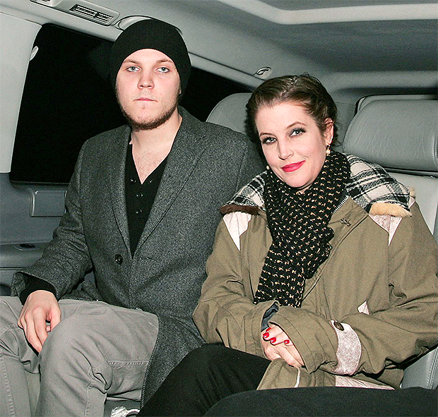 Benjamin Presley Keough and Lisa Marie Presley