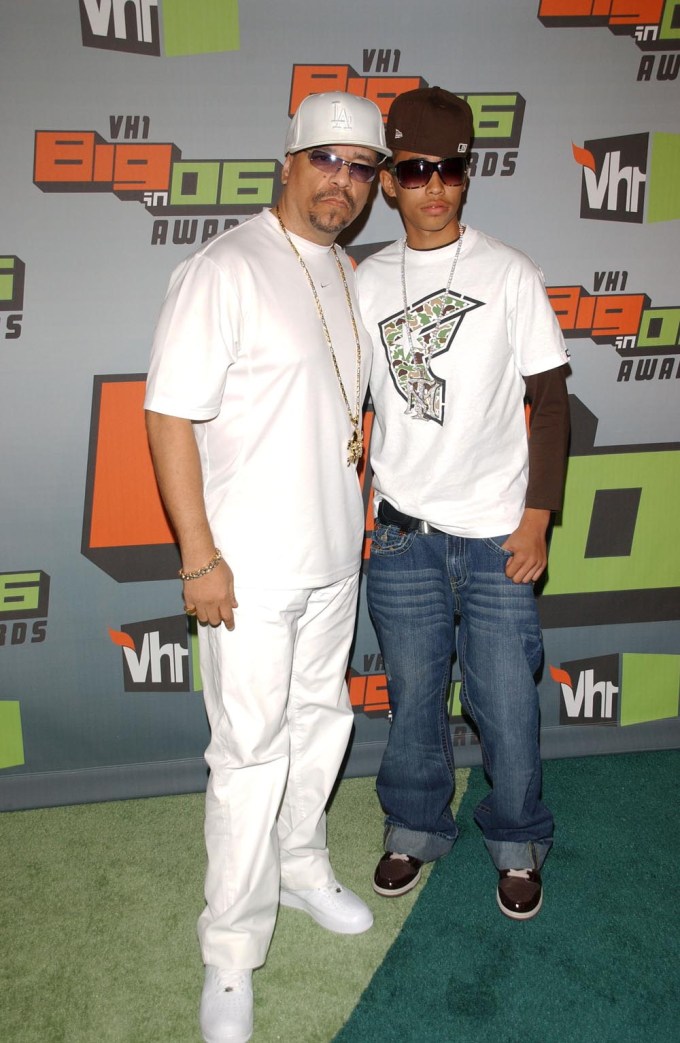 Ice-T with his son Tracy at ‘Big in ’06’ Awards