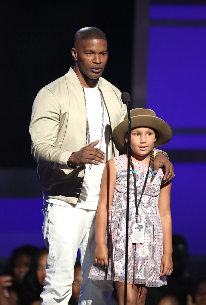 Jamie Foxx With Daughter Annalise